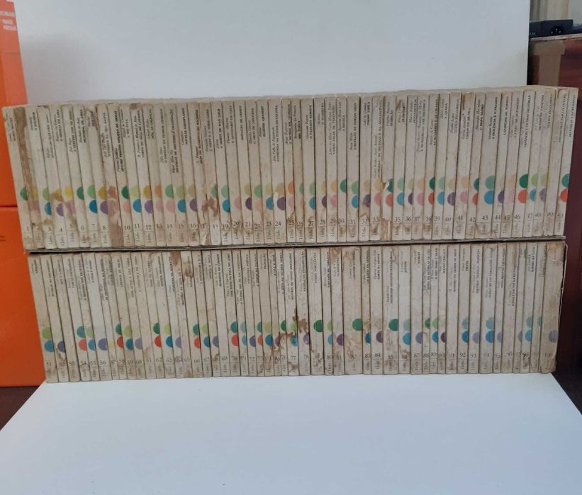 Colecção Completa 100 Livros RTP Biblioteca Básica Verbo Anos 70