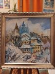 Картина Зима Киев Андреевский спуск