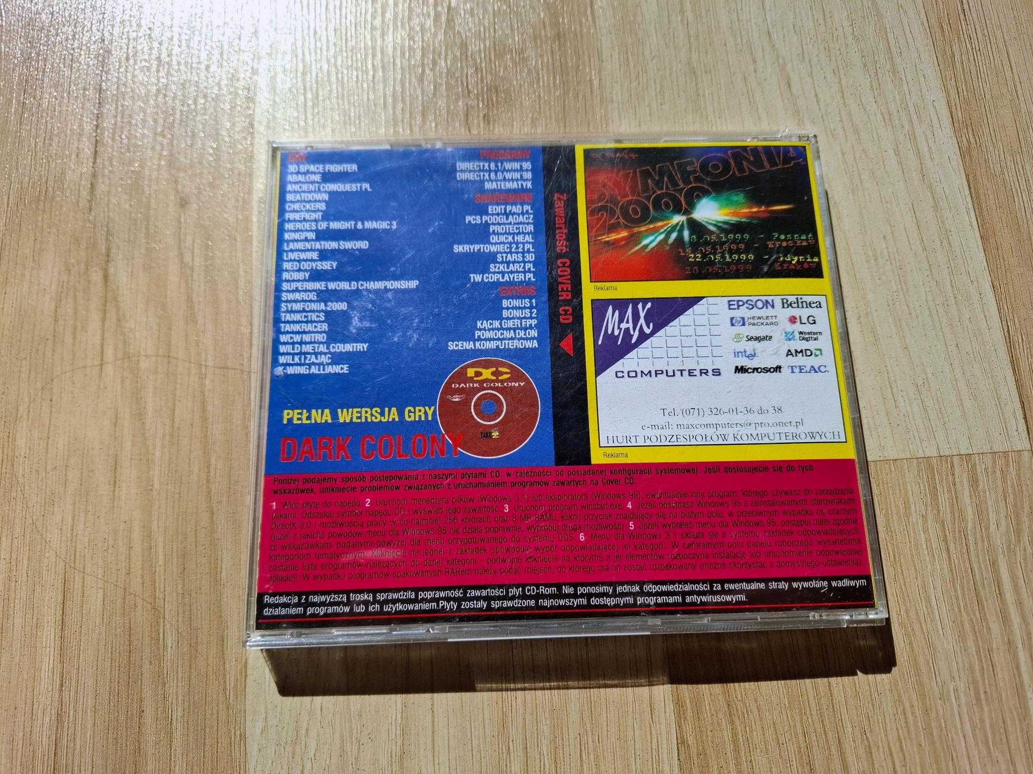 Dark Colony PC CD-Action 1999 numer 36 RTS klasyk retro