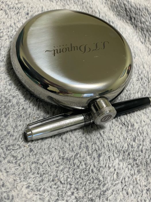 Фляга нержавейка 240 мл- шариковая ручка. Новая