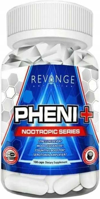 Revange Nutrition Pheni+ , Фенібут, фенибут, 100 шт.