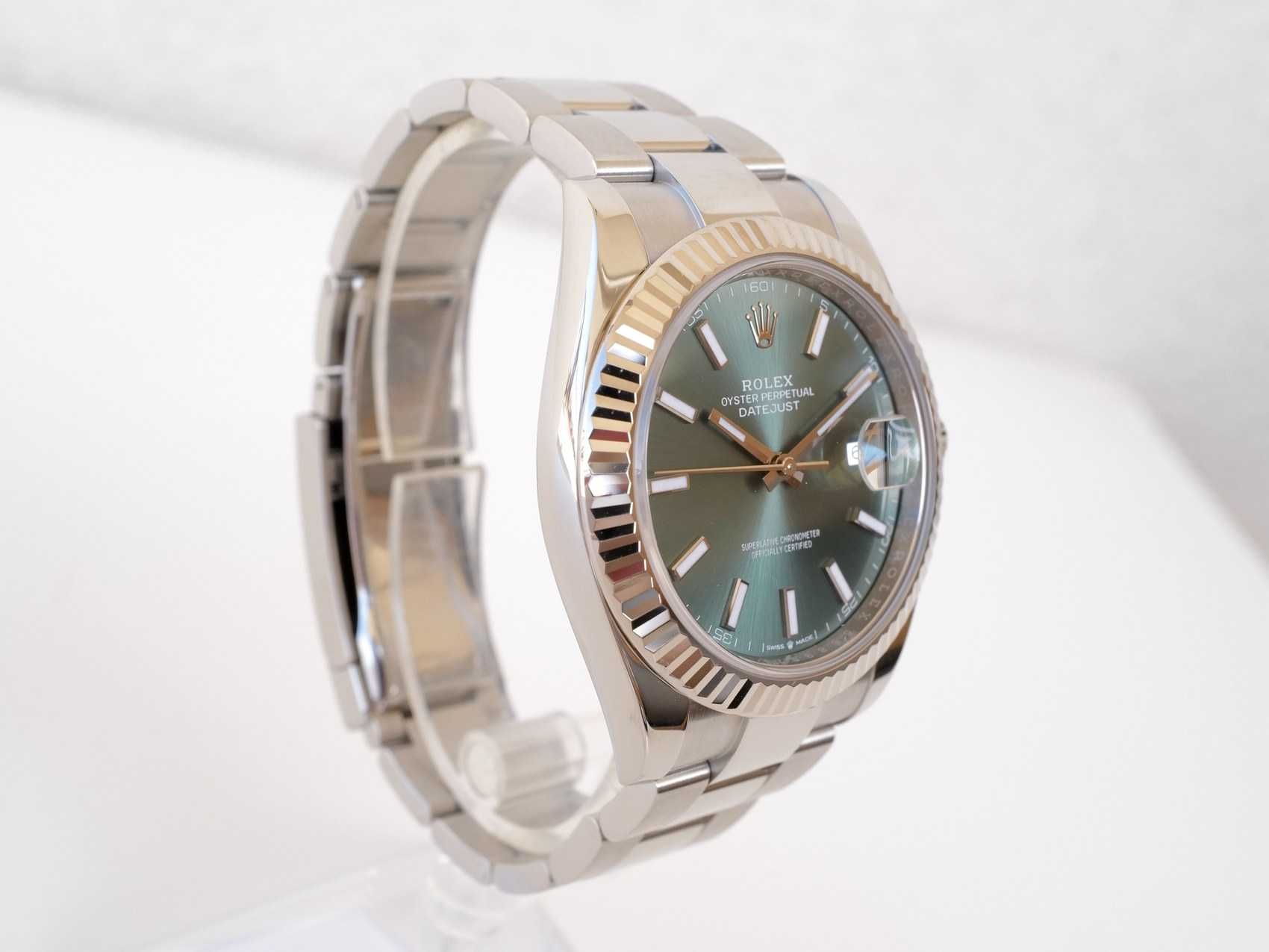 Rolex Datejust 41mm Mint Green Dial Oyster