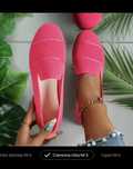 Buty wsuwane wygodne buty do chodzenia oddychające różowe rozmiar 44.5