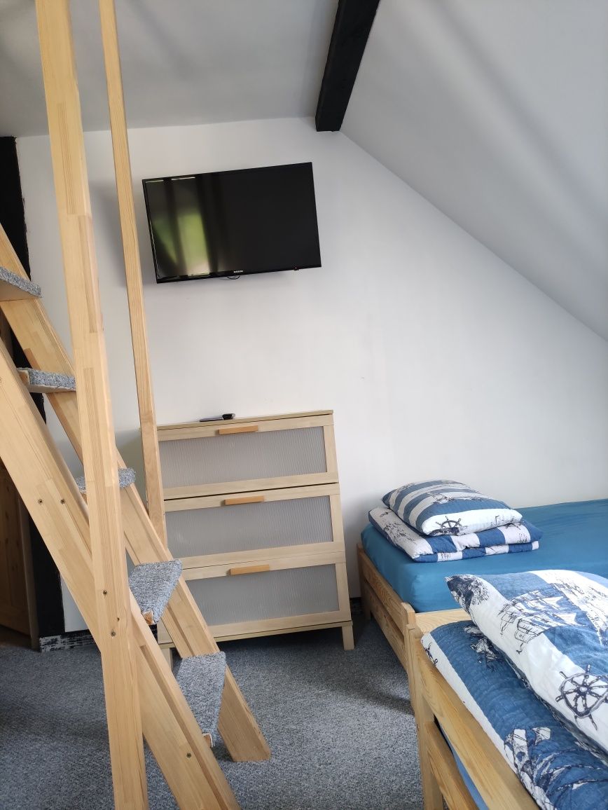 apartament z antresolą, parking - 10 minut do plaży zachodniej
