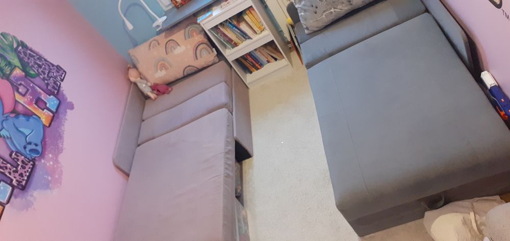 Tapczaniki dziecięce rozkladane 105 x 80 OKAZJA