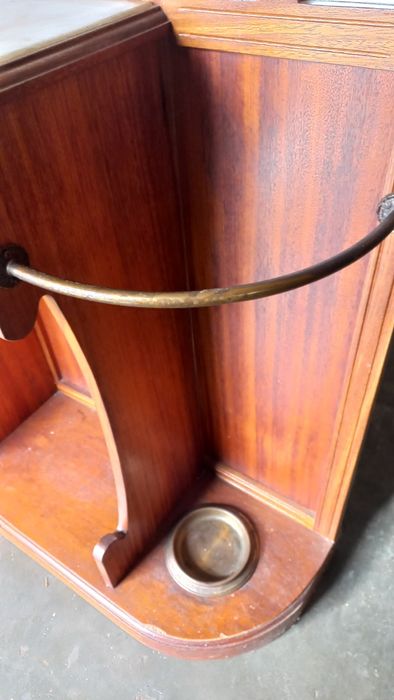 Bengaleiro chapeleira móvel entrada rústico