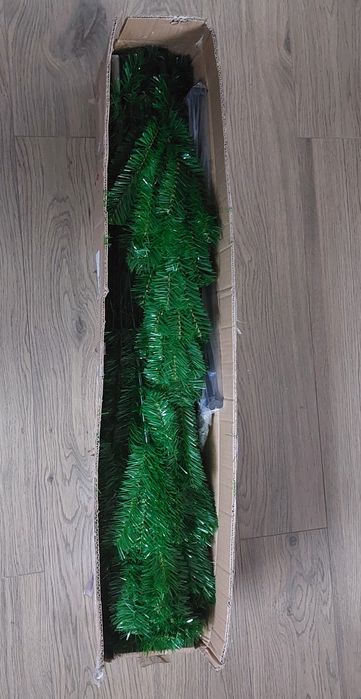 Choinka sztuczna z metalowym stojakiem, świerk 210cm