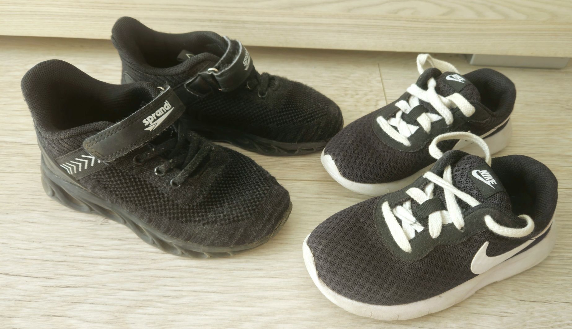 Adidasy Nike czarne sportowe oraz sprandi 2 pary 30 Rozmiar