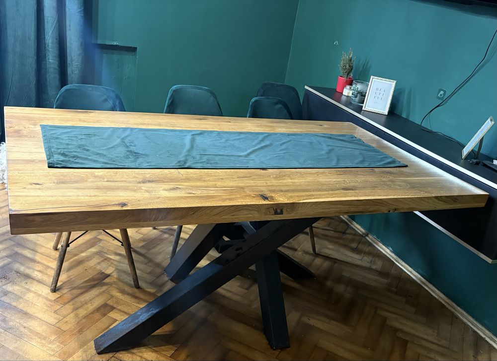 Stół do jadalni drzewo loft