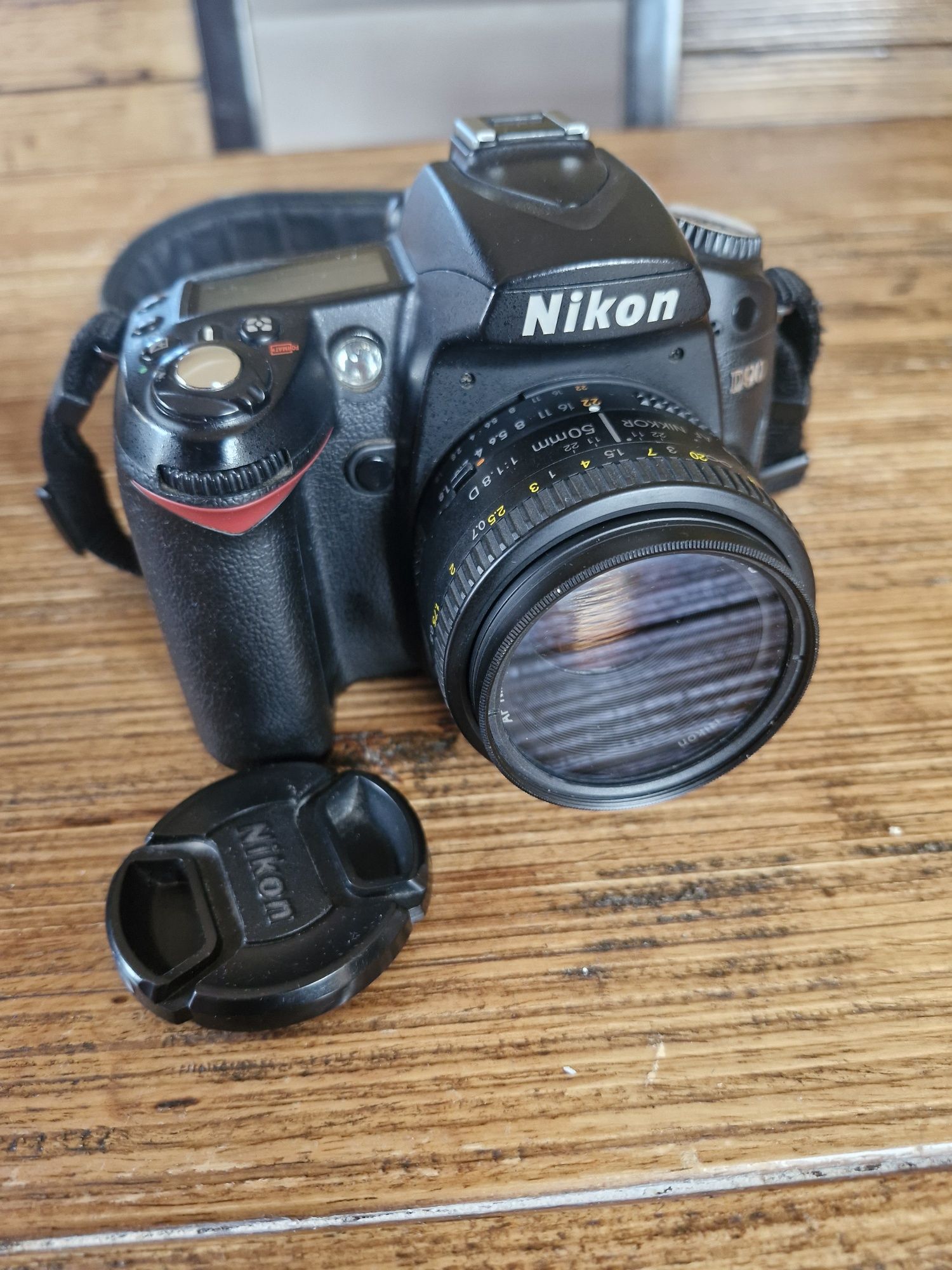 Nikon D90 + Nikkor 50mm 1.8 D + torba foto Nikon + ładowarka Nikon