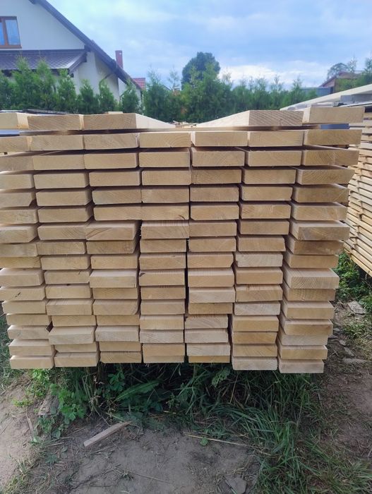 Drewno Strugane Kantówka Krawędziak 38x140x4270 3,8 x 14 x 427cm Suche