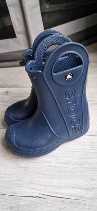 Crocs kalosze granatowe