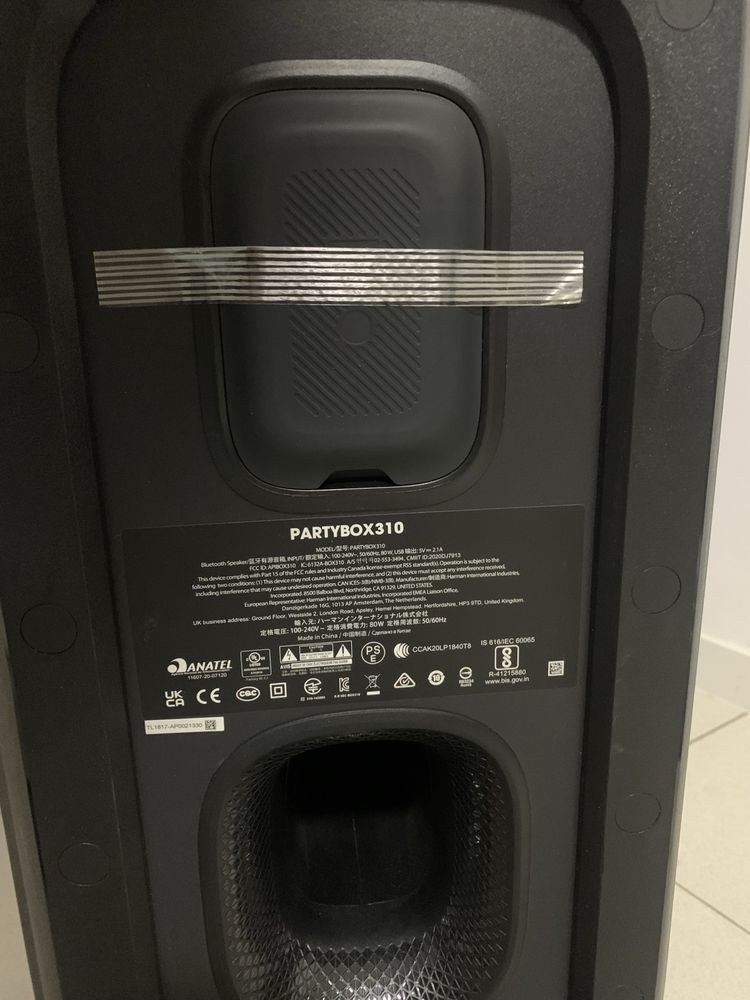 Quase Nova! JBL PartyBox 310 com Preço Negociável