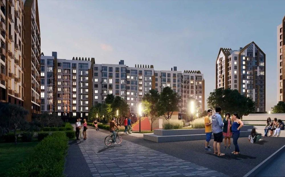 3-комнатная квартира 4/10 в элитном ЖК “Люксембург” возле парка!