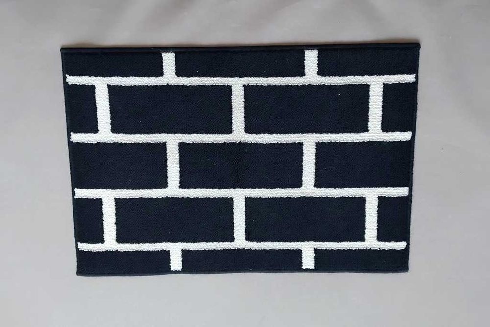 Wycieraczka czarno biała cegły Ikea vandplats 40x60 nowa