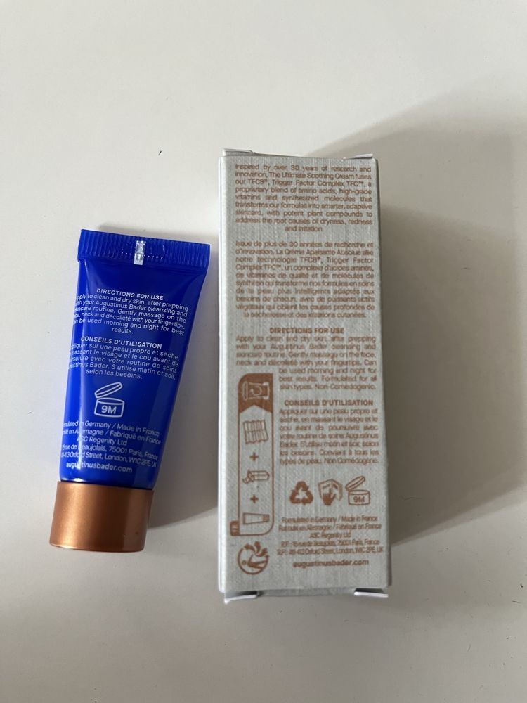 Augustinus Bader the ultimate soothing cream with TFC8 7ml