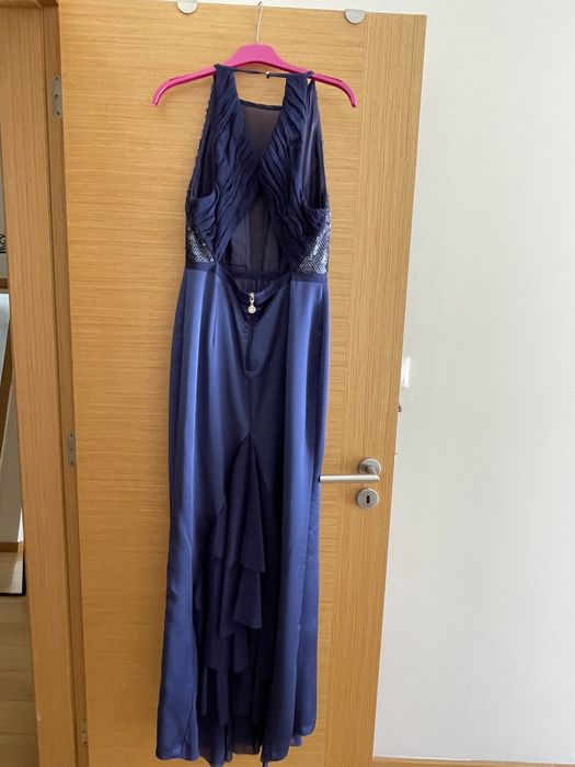 Vestido de festa Azulão