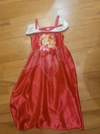 Sukienka Aurory na bal kolor malinowy