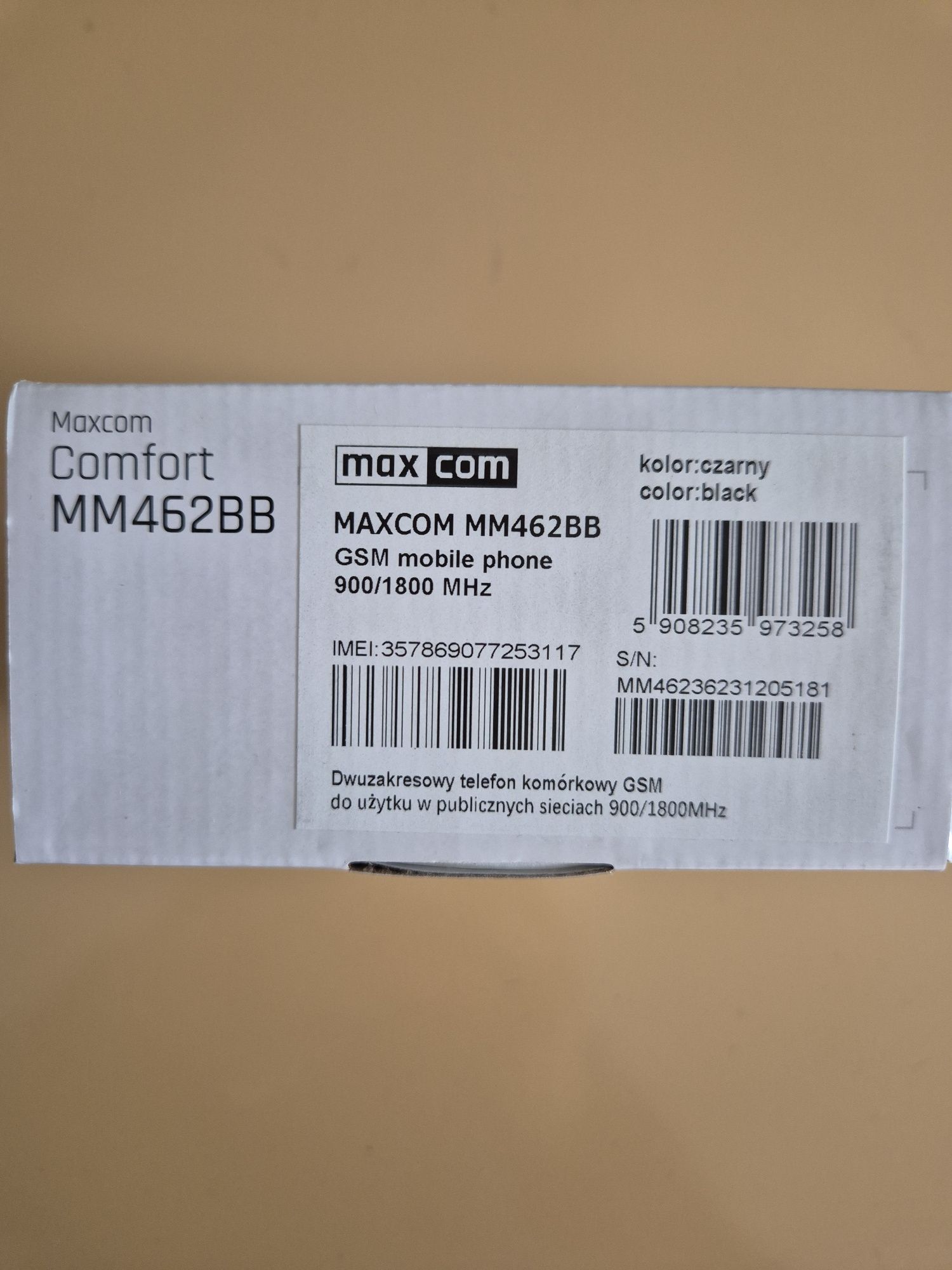 Telemovel MAXCOM MM462BB
