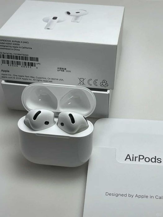 Słuchawki bezprzewodowe Apple AirPods 4 gen • Komplet
