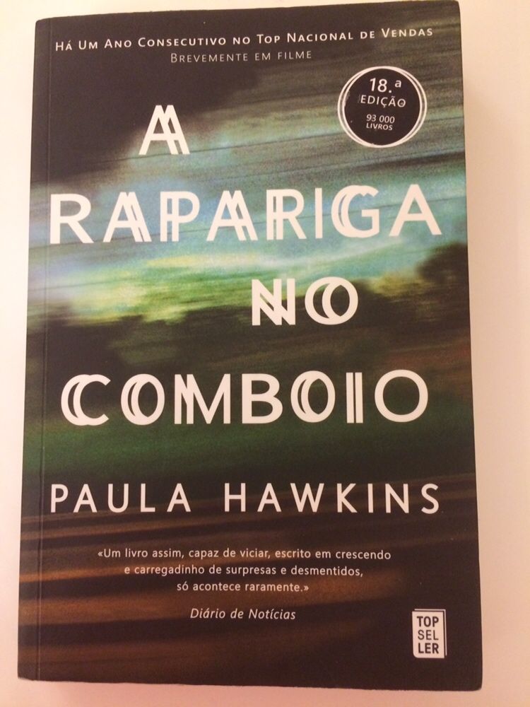 A rapariga no comboio de Paula Hawkins - portes grátis