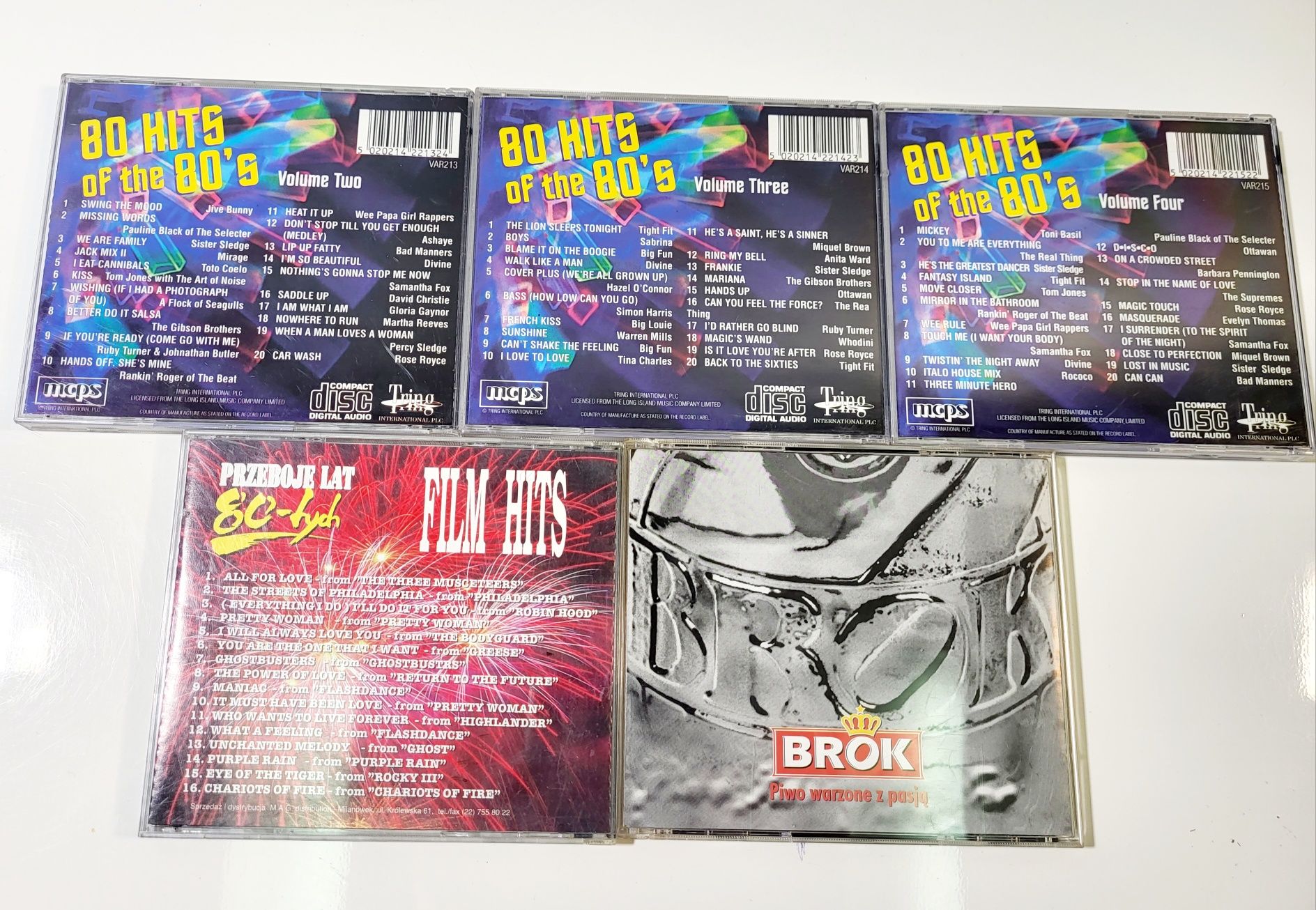 Hity lat 60 i 80 hits of the 80's płyty cd