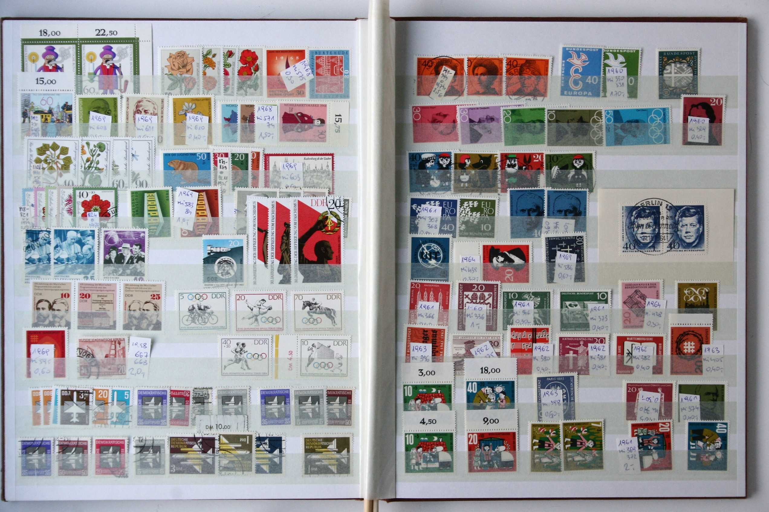 Klaser ze znaczkami z Niemiec BBN01