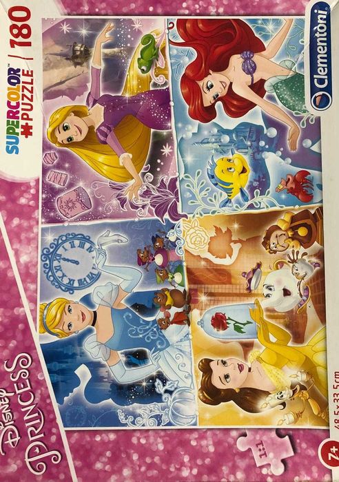 Puzzle Disney Princess(180 Peças/+ 7anos)