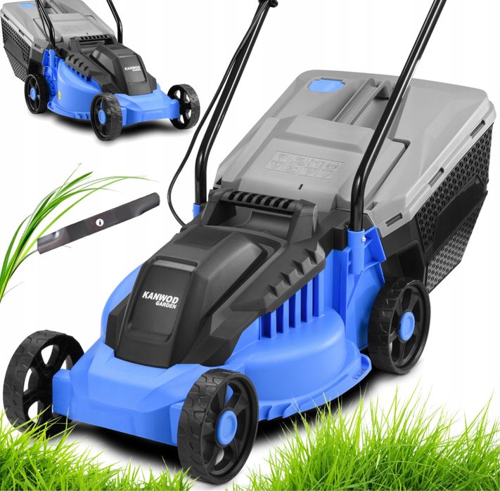 Kosiarka Elektryczna Ogrodowa do Trawy 2000W 30L Mocna Lekka Zawrotna