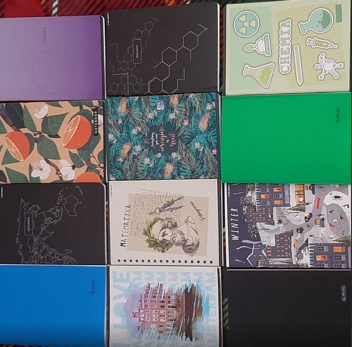 Zeszyty szkolne 12 sztuk