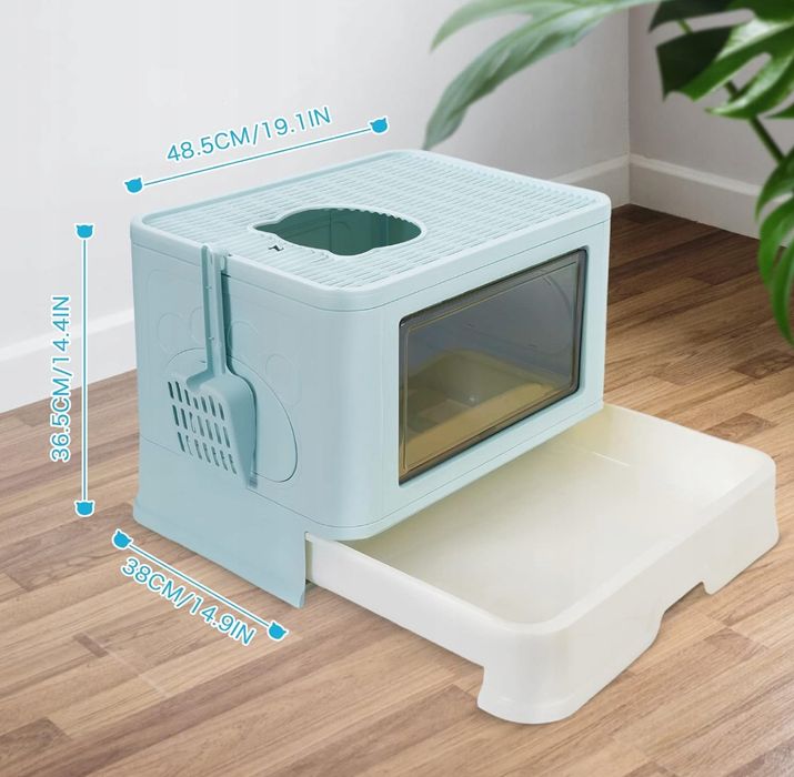 Kuweta Dla Kota Z Otworem Na Górze 48 X 38 X 36 Cm Powystawowy