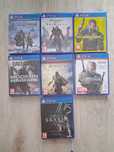 Skyrim V, Wiedźmin, Cyberpunk, Assassin's, GOW, COD Ps4 gry