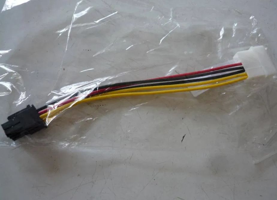 Adaptador 15pin sata para 8pin(6 + 2)cabo de fonte