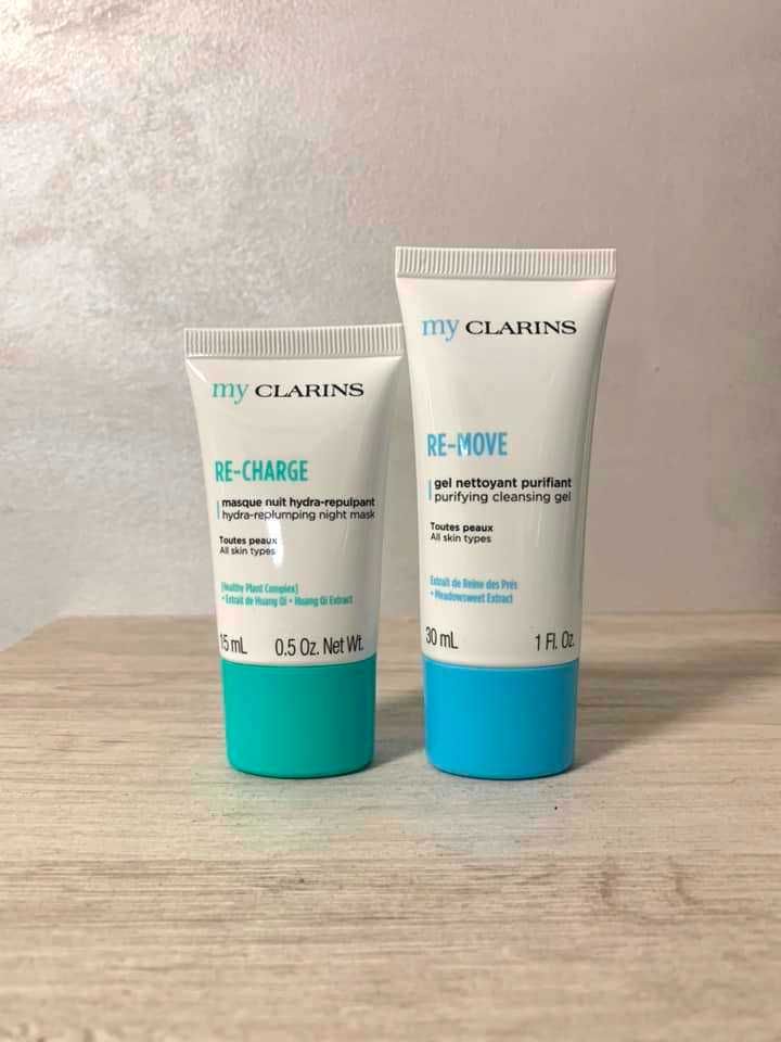 Подарочный набор My Clarins гель для умывания и маска для лица