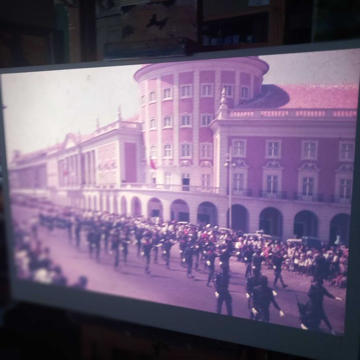 Conjunto de vários slides década 50/60