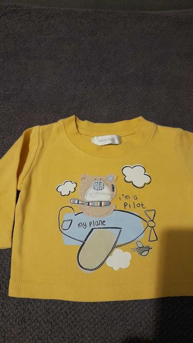 Bluzka roz62 zółta z misiem