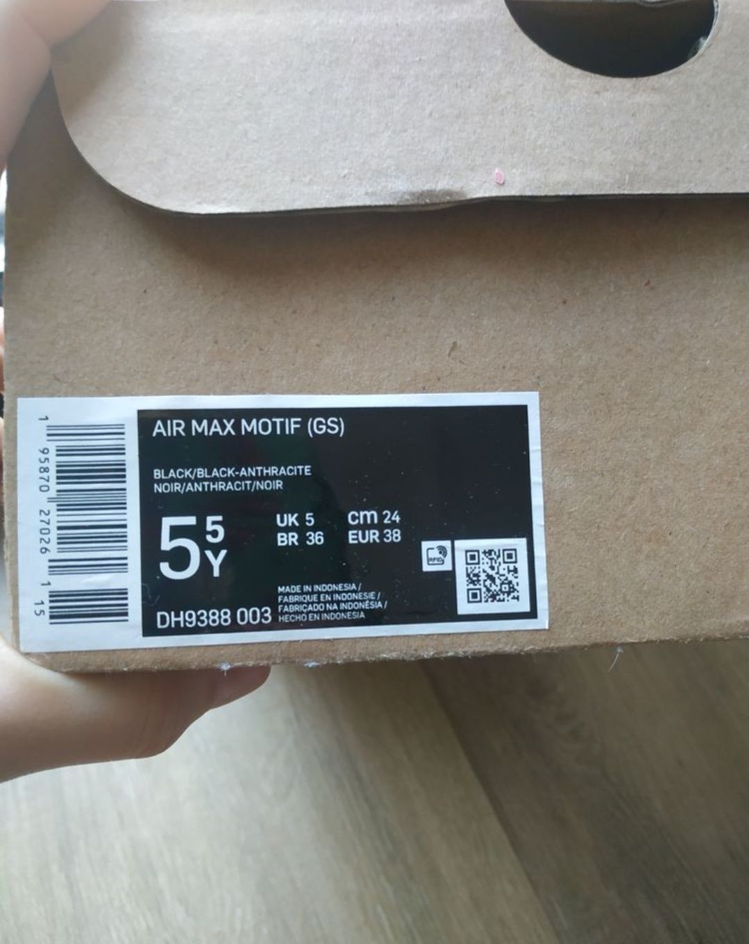 NIKE AIR MAX SC buty całe czarne 38 rozmiar 24 cm