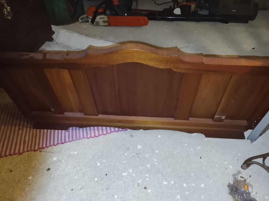 Cama de casal madeira maciça