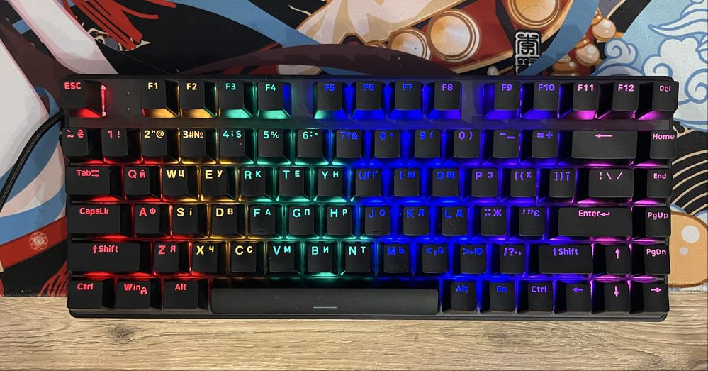Клавіатура Hator Icefall Mecha 75 Rainbow Led
