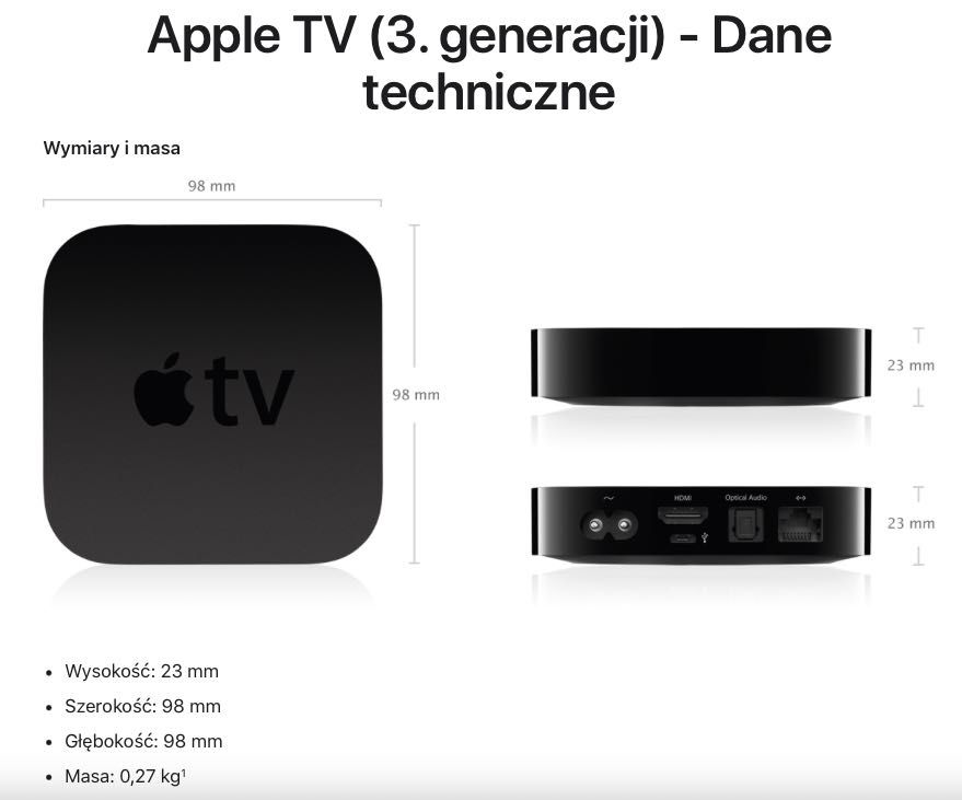 Apple TV gen. 3 model A1469