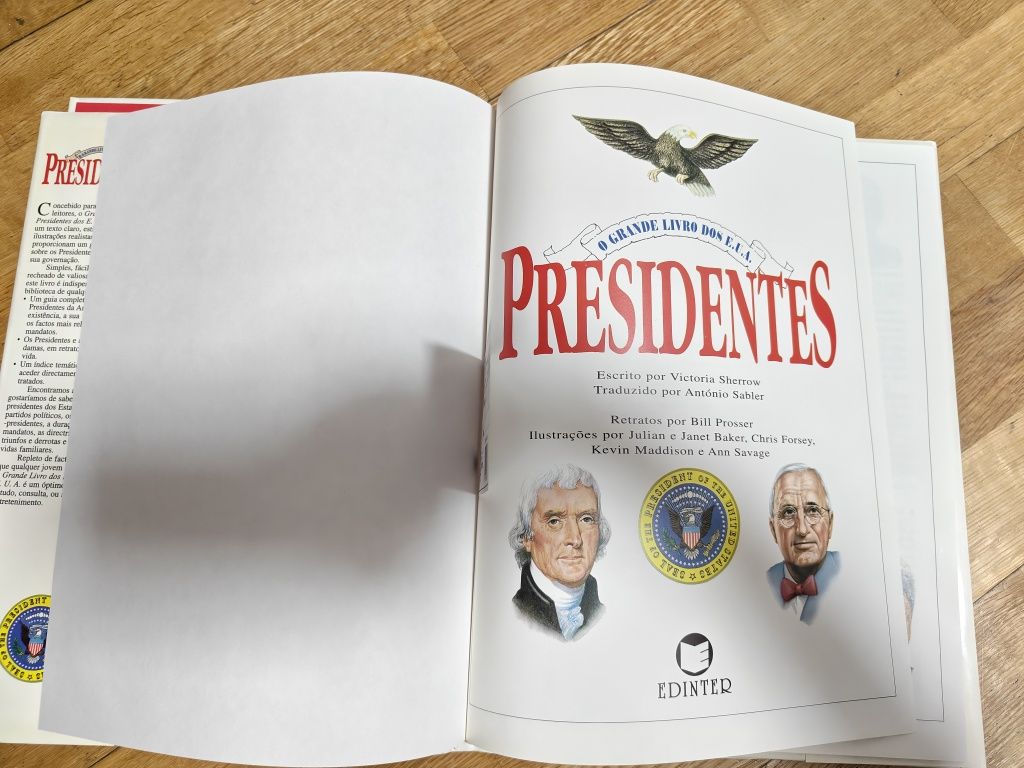 Livro Presidentes usa