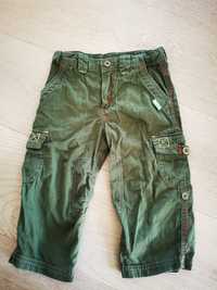 Spodnie zielone bojówki r. 80