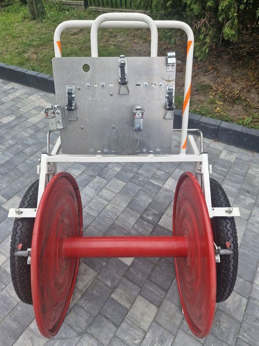 Wózek bęben na wąż strażacki