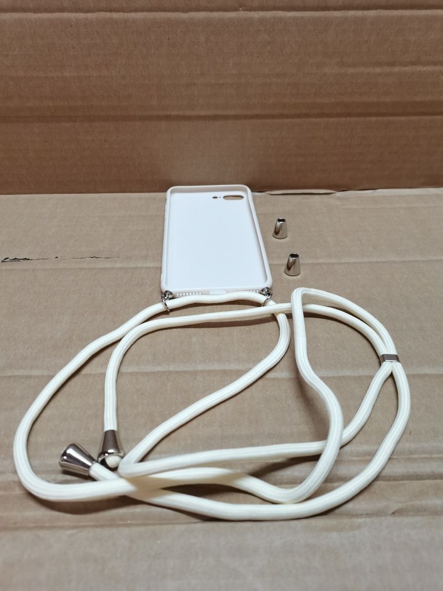 Etui do iPhone 5 5s 5se z nadrukiem+smycz
