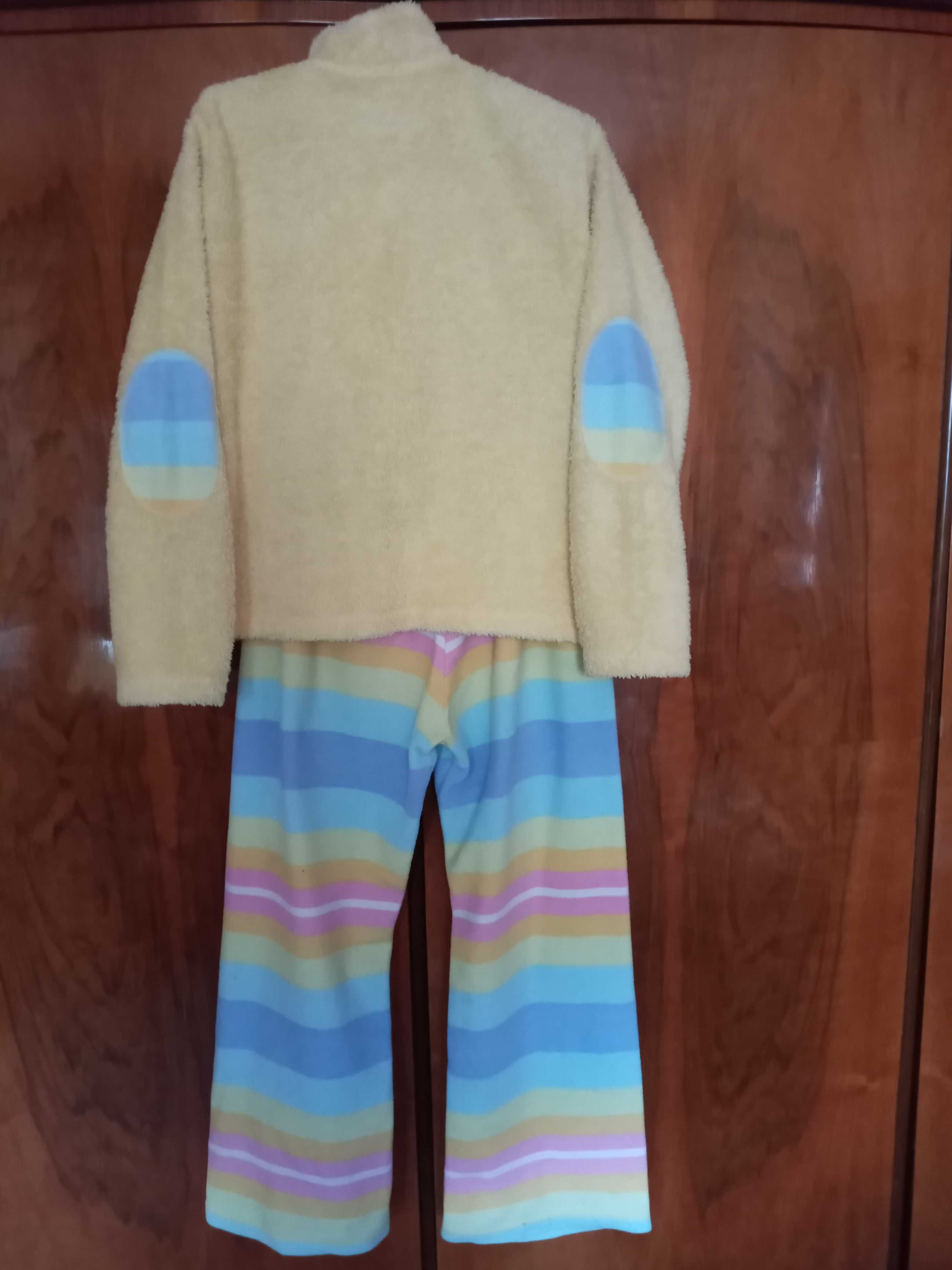 Пижама теплая для девочки подростка (размер М)