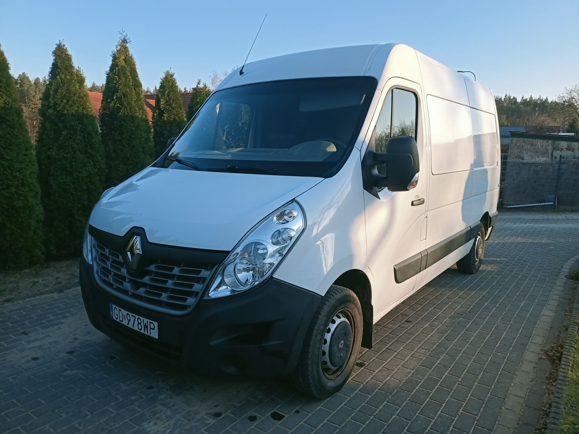 Renault Master L2H2 2017 przebieg133tys, klima, FV23%, gotowy do pracy