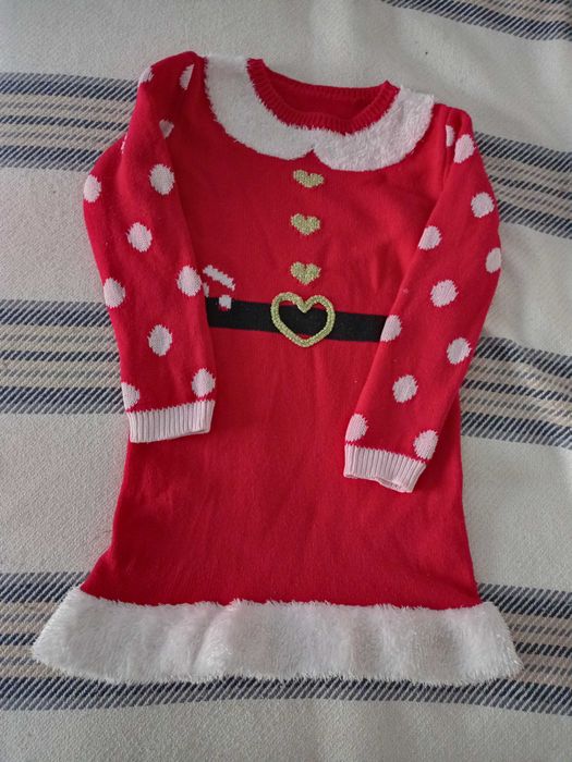 утеплена сукня на дівчинку/ платье на девочку р 98-104 см