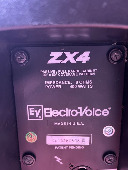 Electro Voice Zx4 USA