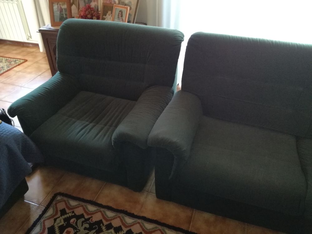 Sofás terno em bom estado
