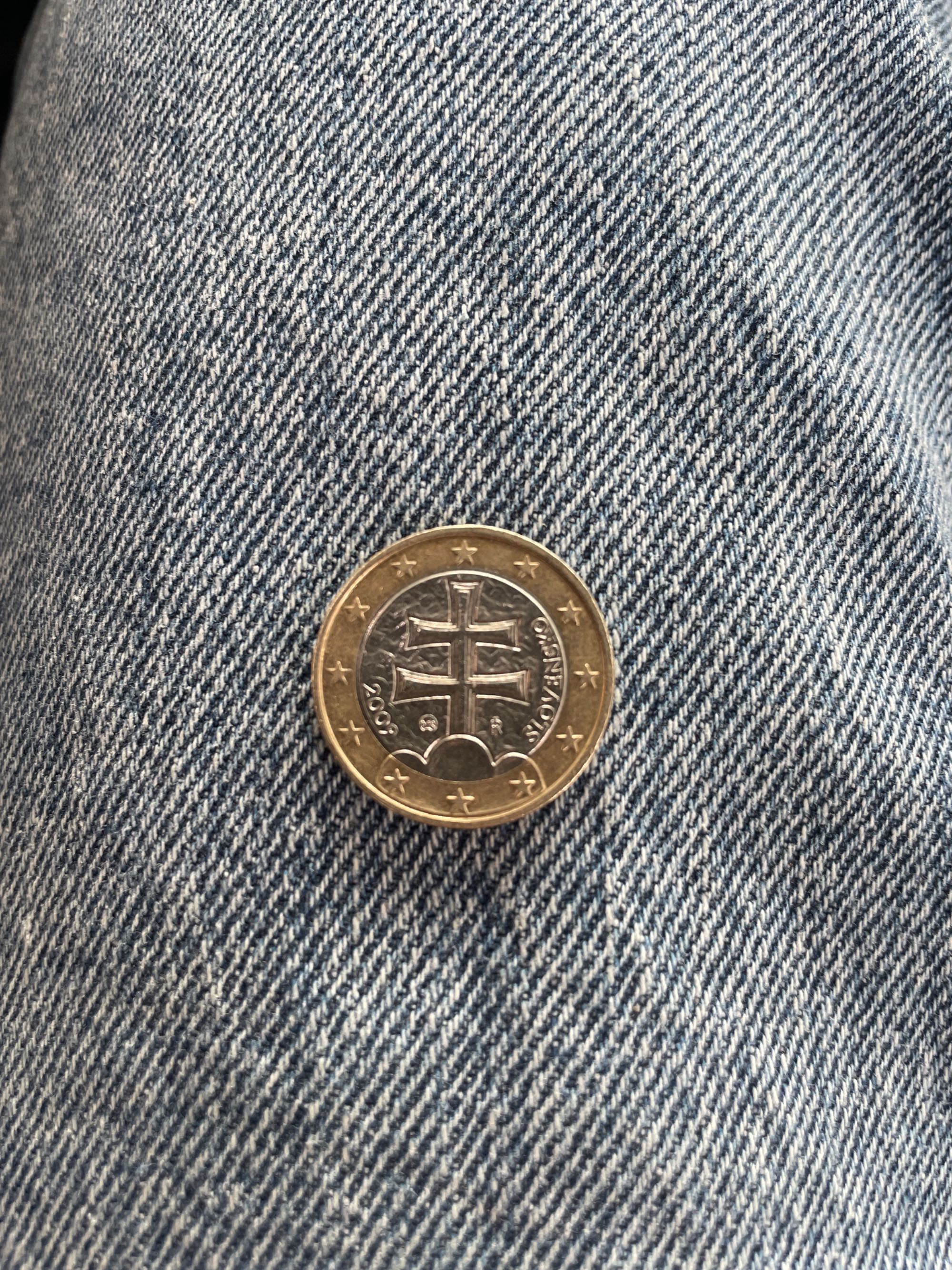moeda 1 euro slovensko